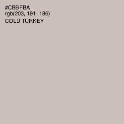#CBBFBA - Cold Turkey Color Image